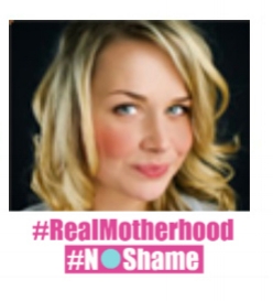 #RealMotherhood #NoShame frame